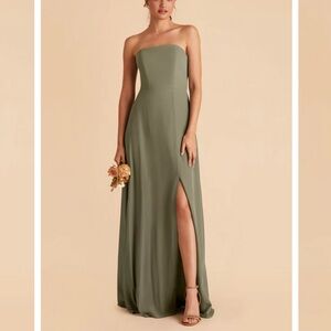 Chris Convertible Dress - Chiffon Moss Green